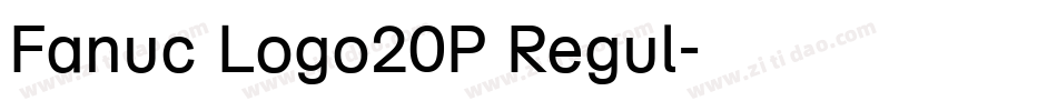 Fanuc Logo20P Regul字体转换